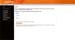 Desktop Screenshot of maintenance.leaseplan.co.nz