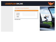 Tablet Screenshot of online.leaseplan.fr