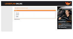 Desktop Screenshot of online.leaseplan.co.uk