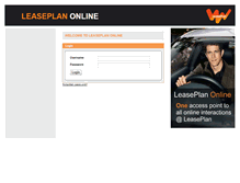 Tablet Screenshot of online.leaseplan.co.uk